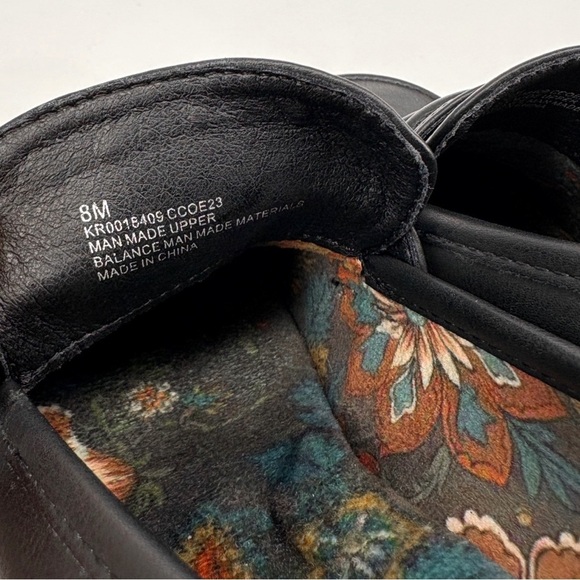 Korks Penny Chunky Platform Black Loafer Pumps 8 - Picture 12 of 15